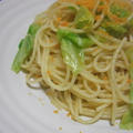 春キャベツとからすみのスパゲッティ by ちびこさん