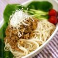 ライスパスタ★甘辛味噌deジャージャー麺♪ by トイロさん