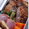 冷凍保存でばっちり♪メンチカツ弁当 by KCOさん