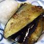 ナスの生姜焼き