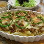 キーマカレーをアレンジ♪カレーグラタンで夕ご飯