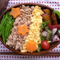 鶏そぼろ弁当♪さっぱり簡単きゅうりと長芋のゆかり和え by jun◎さん