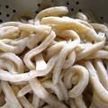 おうちで手打ちうどん、全粒粉入り。 by きー。さん
