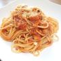 ホタテのトマトパスタ