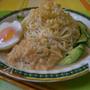 洋風タヌキそうめん・明太トロロ添え♡