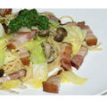 春キャベツと厚切ベーコンのパスタ by ♫ ♫♬うっきー♫ ♫♬さん