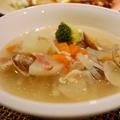 あさりとベーコンのスープ by lakichiさん