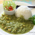 マクロビオティックレシピ　ひよこ豆のグリーンカレー by スミレコさん
