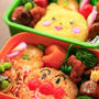 アンパンマンとピカチュウ弁当