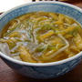 最近のおうちお昼ごはん*★きつねカレーうどん。