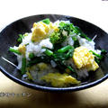 菜の花と炒り卵のご飯 by akiraさん