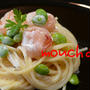 ☆節約！エビと枝豆の簡単クリームパスタ☆
