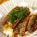 さんまのかば焼き丼の晩ごはんとプチ模様替え♪ by トイロさん