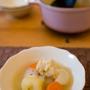 マルチシリアルパンと鶏団子のポトフ風