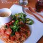 自家製プティサレと菜の花のパスタプレート♪