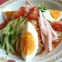 おかずラー油の黒酢冷やし麺
