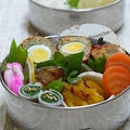 ◇スコッチドエッグのトマト煮込み弁当。 by そーにゃさん