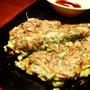 冷蔵庫の野菜を総動員！かんたんお好み焼き☆