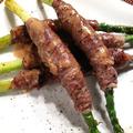 材料は同じでも見栄えが違う〜牛肉のジャンボアスパラ巻き by まゆニャンさん
