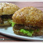 冷凍焼きおにぎりでライスバーガー