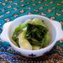 シャキシャキ青梗菜の浅漬け。