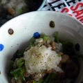 札幌「豆蔵」　つるの子納豆で「おろし納豆ごはん」