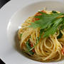 梅と水菜の和風パスタ