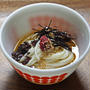 きりっと冷たい梅ごまうどん。