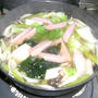 今日は塩ワンタン鍋〜