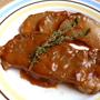 ビーフステーキ☆デミホワイト煮