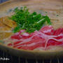 ゴマ味噌豆乳鍋