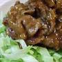 元気１００倍、豚肉のカレー酢炒め