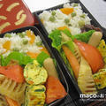 ★行者ニンニク入りの春色弁当★ by macoさん