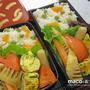 ★行者ニンニク入りの春色弁当★