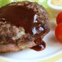 ハムバーグ☆ハンバーグでハムをはさむだけ！