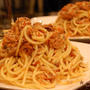 サバのトマトパスタ