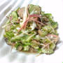 夏野菜のさっぱり和え。