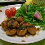 簡単!! 鶏つくねの大葉ソテー!!