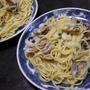 今日の晩御飯：貧乏メニュー（スパゲティ・カルボナーラ）