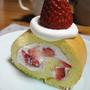 Roll Cake with Mascarpone Cream
