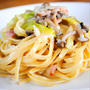 コクがあってクリーミーなおいしさ！春キャベツとしめじ、ベーコンのクリームパスタ
