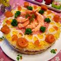 華やかひなまつり寿司ケーキ！！ by ぱおさん