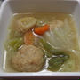 肉だんごと白菜の煮物〜☆