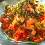 夏野菜たっぷり韓国風ピリ辛麺