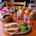 フィッシュフライのカレーバジル☆パニーニランチ☆ by さとえりさん