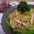 シャキシャキ水菜といかめんたのさっぱり☆パスタ by まっちこさん