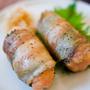 明太イモと大葉の肉巻き