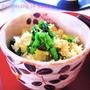 菜の花とさつまいものご飯