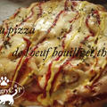 煮卵とツナのピザ　La pizza de l'oeuf bouilli et thon by はらぺこねこさん
