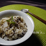 たっぷり、きのこの炊き込みご飯〜中華風